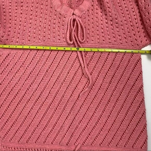 **Host  Pick** Handcrafted Pink Sweater Dress - Picture 5 of 7